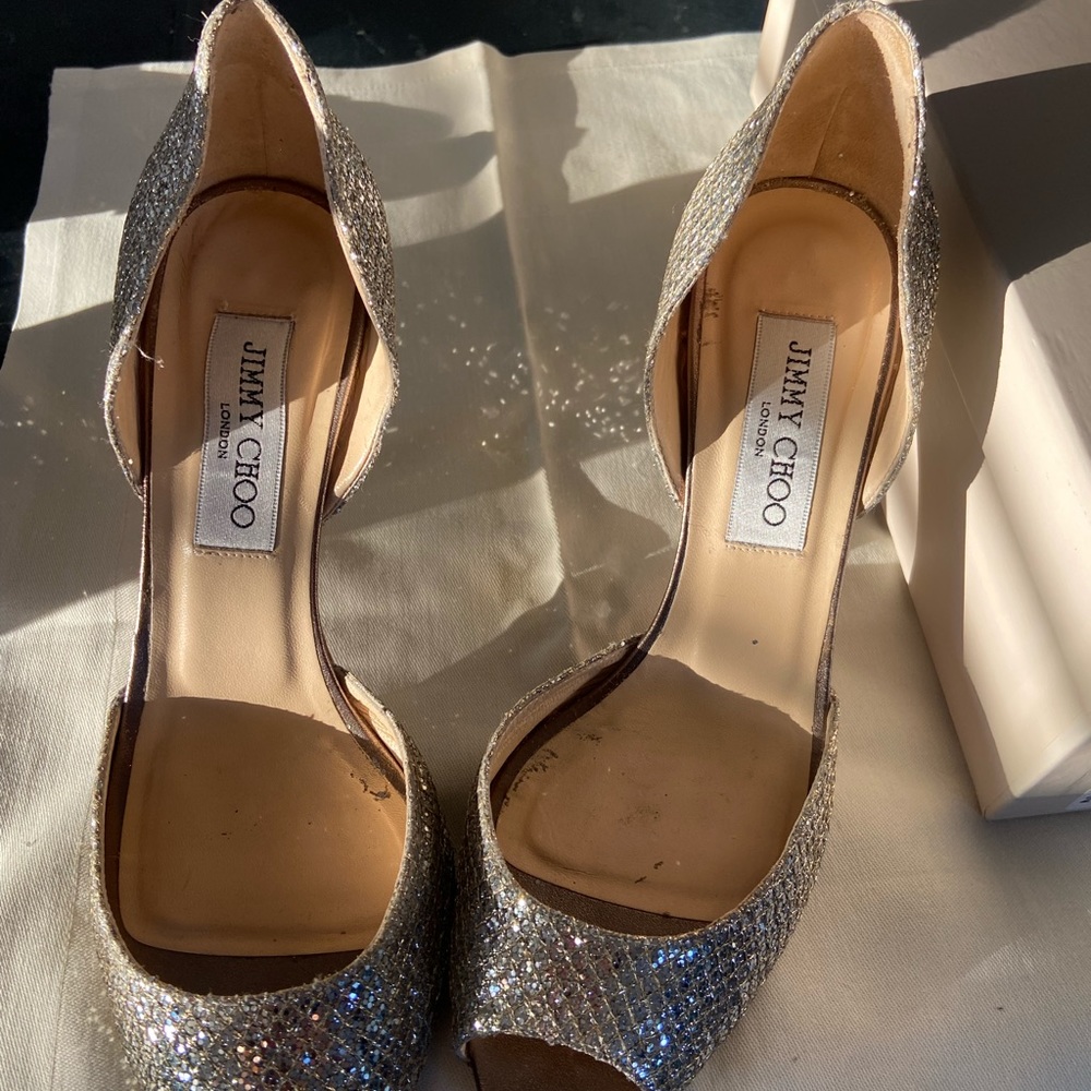 Jimmy Choo London Peep toe heel